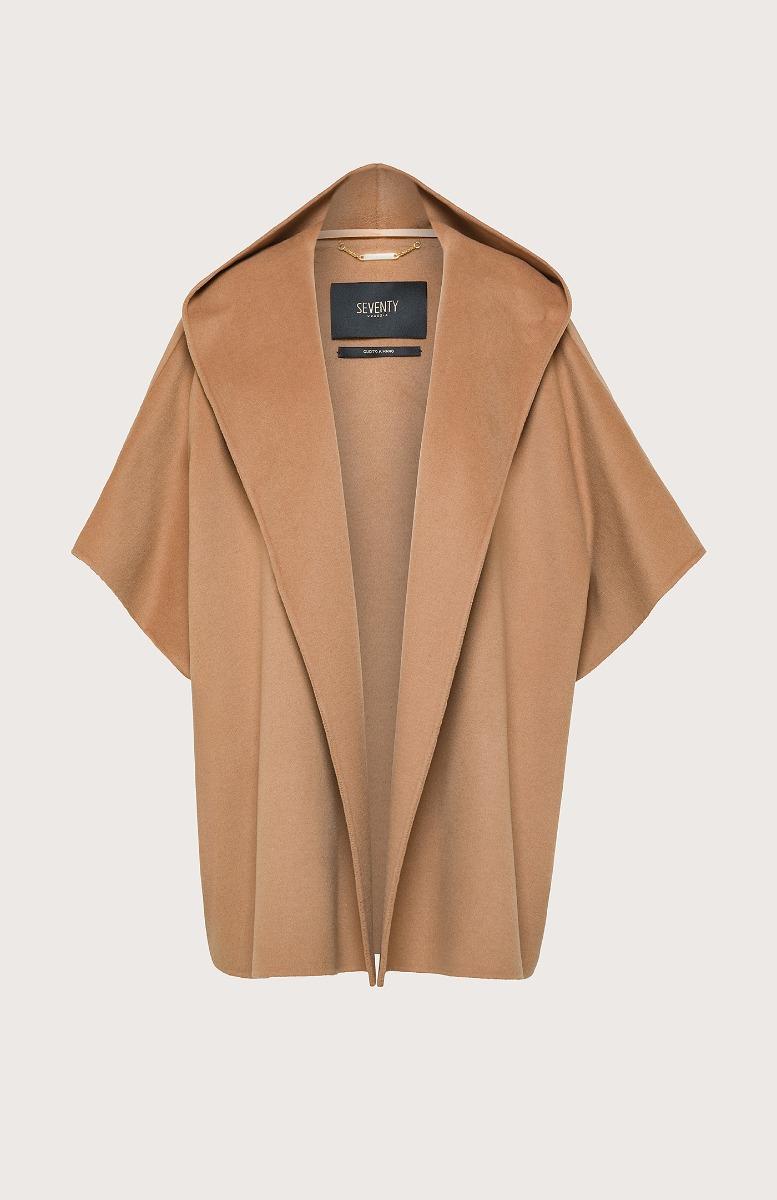 Seventy Cappa con collo a scialle - Col. Neutro Saldi