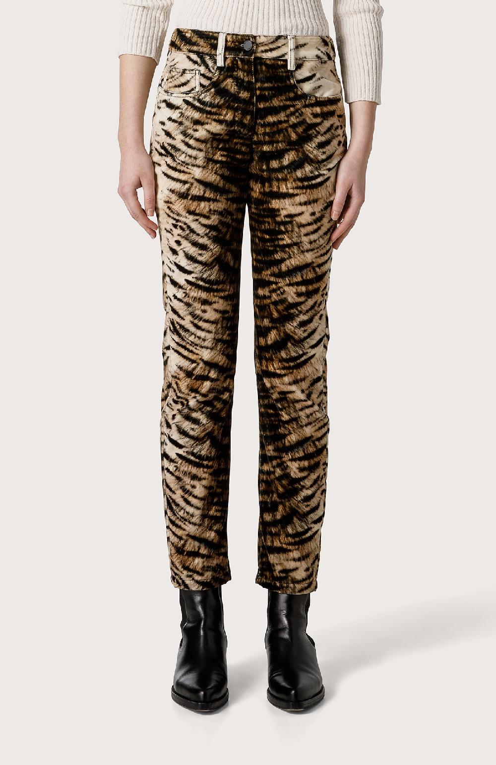 Seventy Pantalone 5 tasche animalier - Col. Neutro Offerte