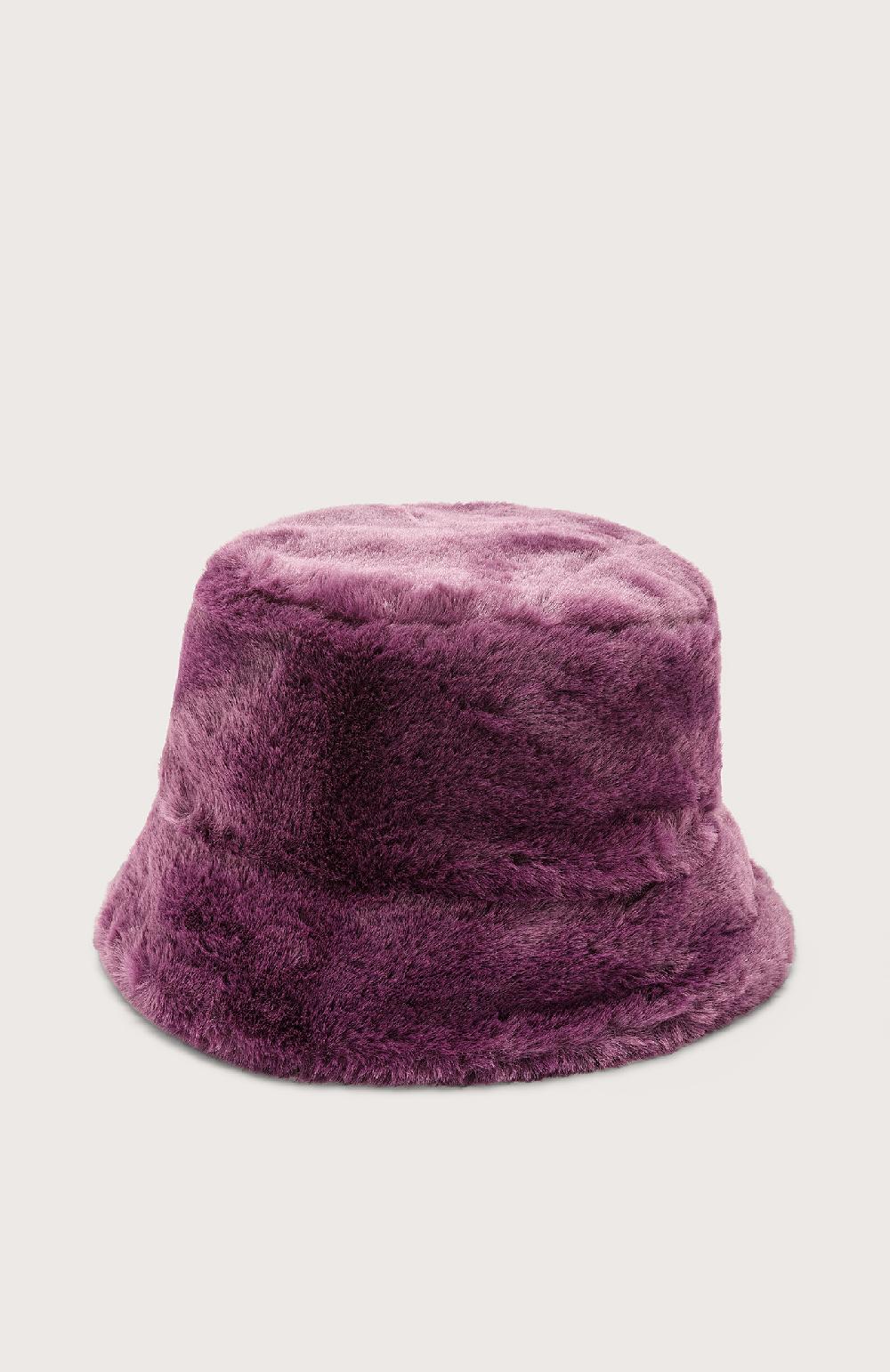 Seventy Cappello in eco pelliccia - Col. Viola Promozione Limitata