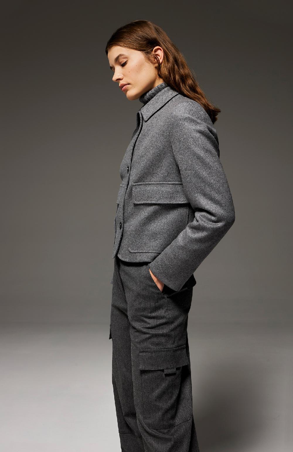 Seventy Maglione cashmere a collo alto - Col. Grigio Outlet