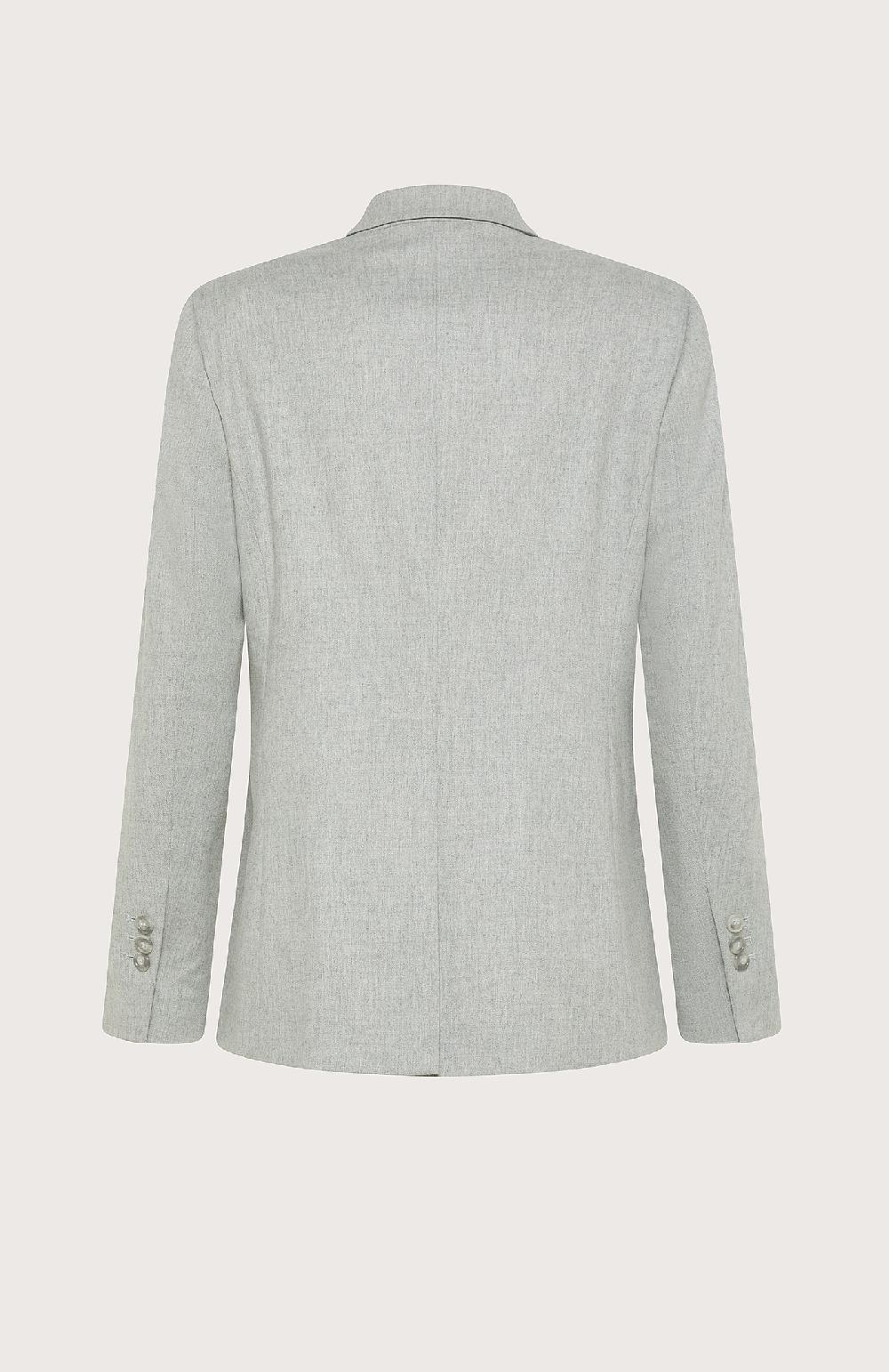 Seventy Giacca doppiopetto in flanella mono-strech - Col. Grigio Italy
