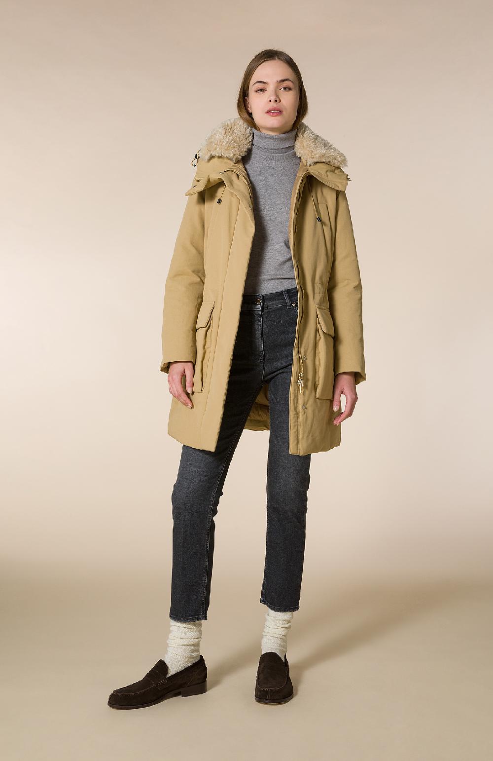Seventy Parka in canvas di cotone poliammide - Col. Neutro Promozione