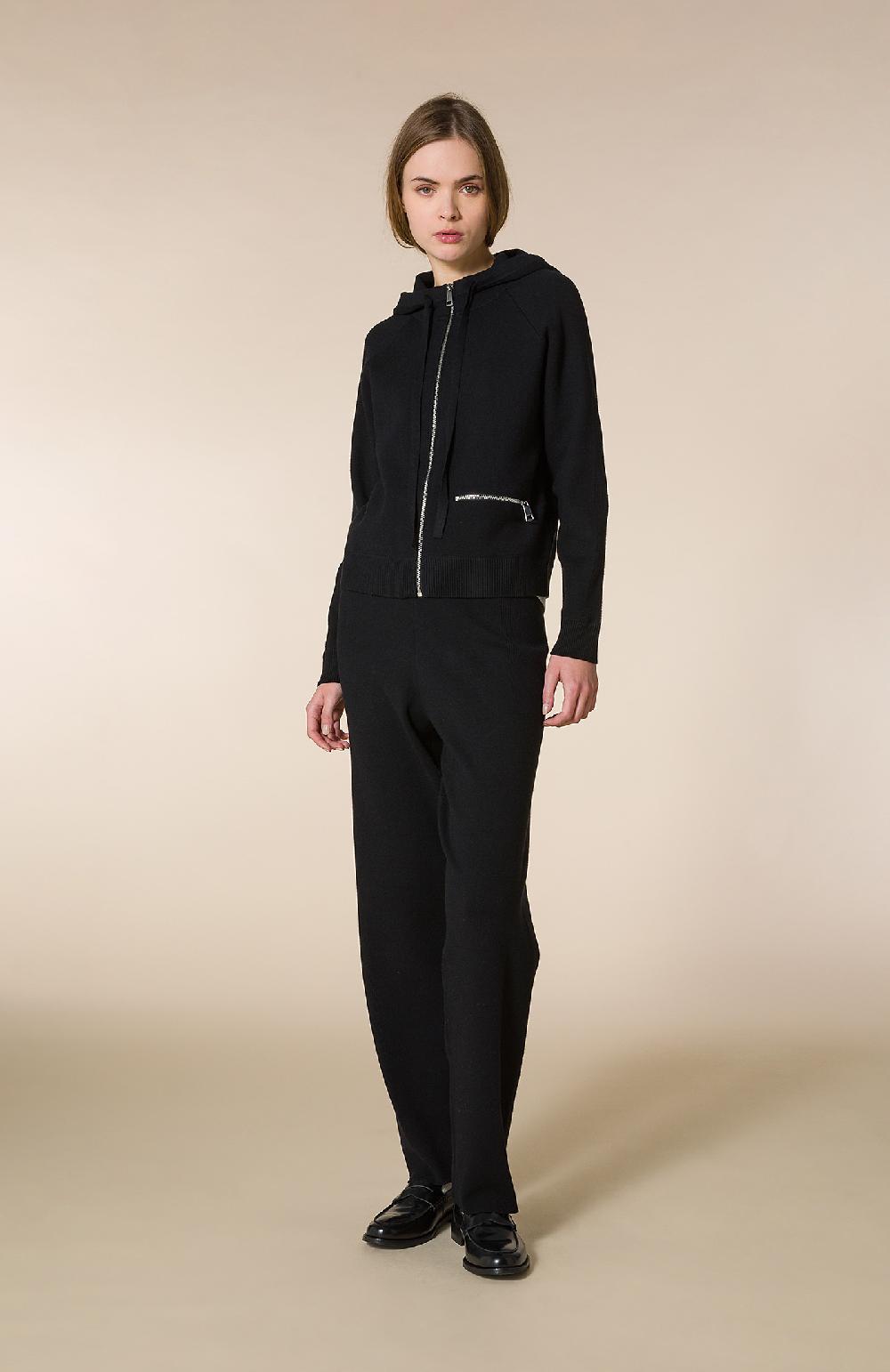 Seventy Pantalone in punto stoffa morbido - Col. Nero Acquista Ora