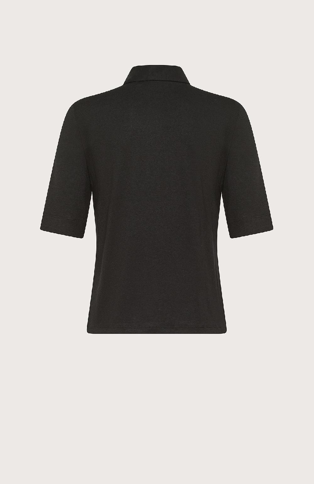 Seventy Polo con maniche a tre quarti in jersey unito bistretch - Col. Nero Promozione Limitata