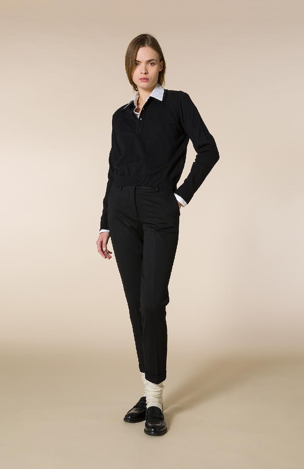 Seventy Polo a maniche lunghe tinta unita - Col. Nero Shopping Online