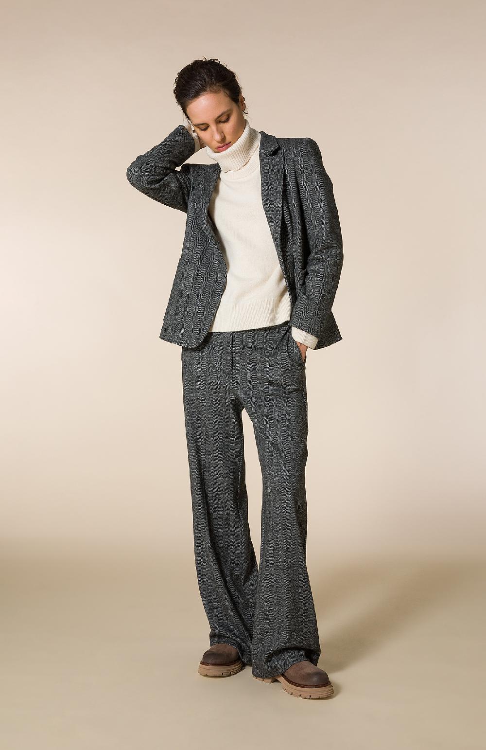 Seventy Pantalone lungo relax fit in maglia - Col. Grigio Affare Del Giorno