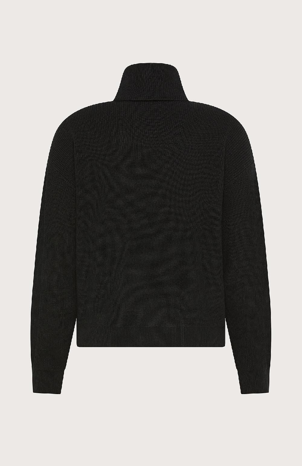 Seventy Maglione collo alto misto lana - Col. Nero Convenienza