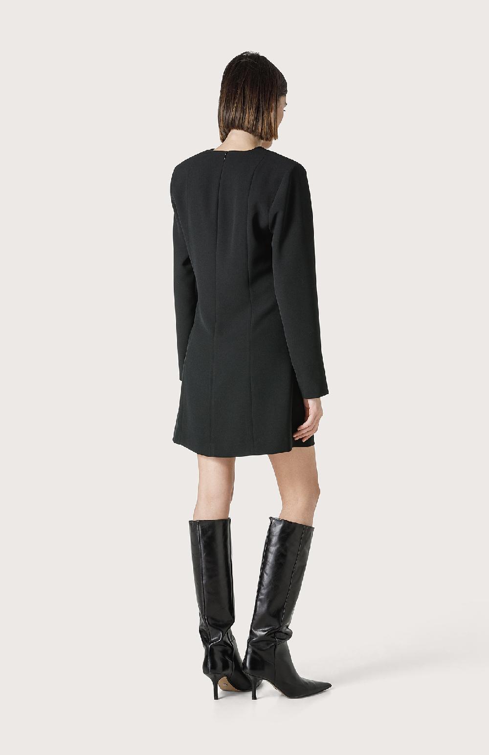 Seventy Mini abito con scollo a V - Col. Nero Online