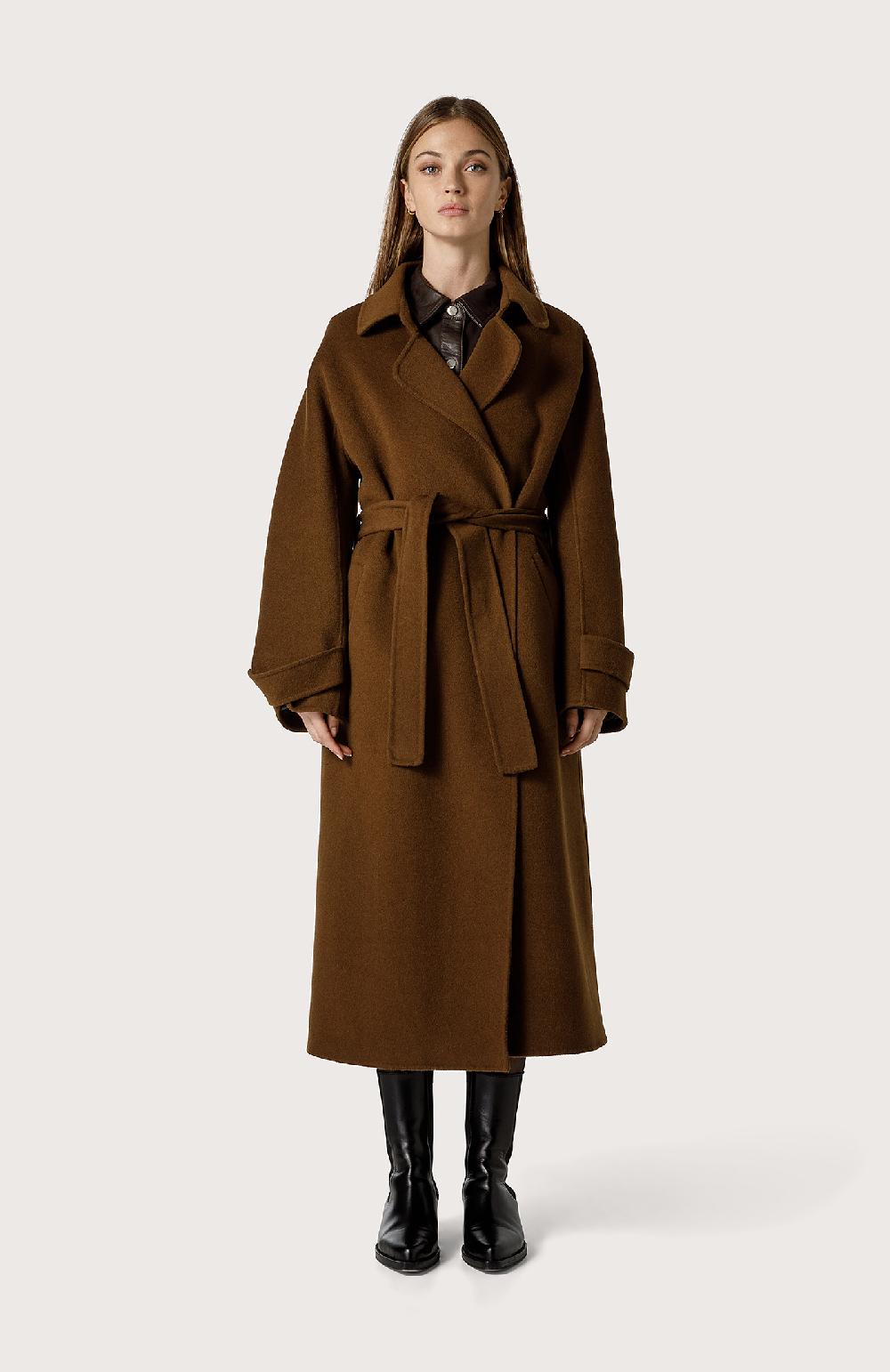 Seventy Cappotto classico in panno double - Col. Marrone 50% di sconto per tempo limitato