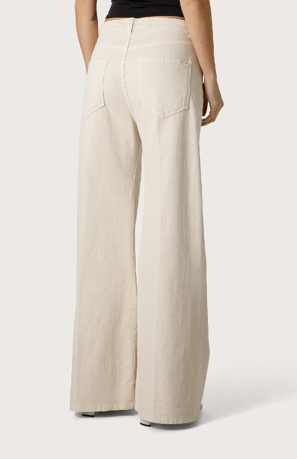 Seventy Pantalone 5 tasche in cotone stretch - Col. Bianco Negozio