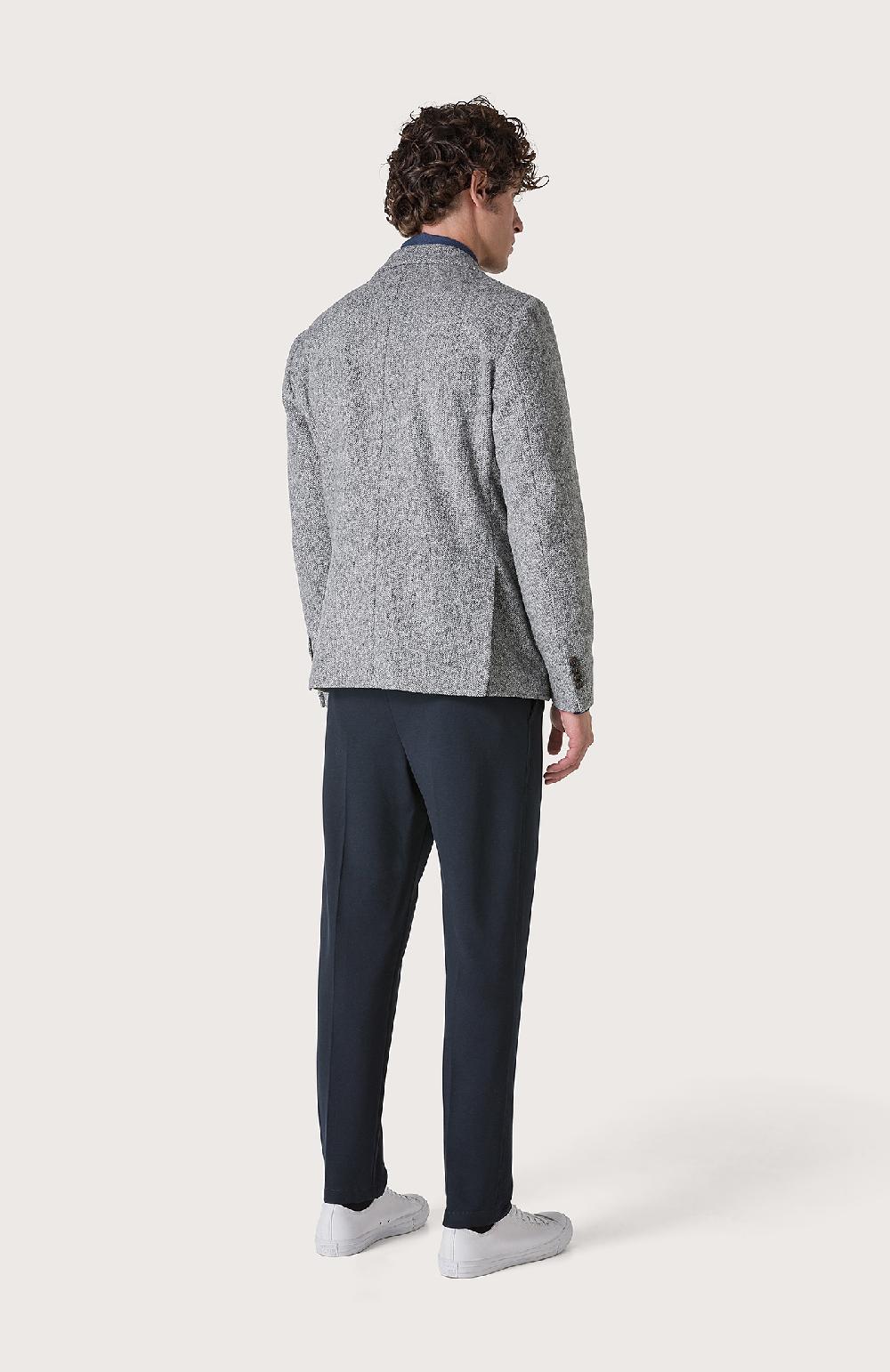 Seventy Giacca monopetto con fantasia tweed - Col. Grigio Pezzi Unici