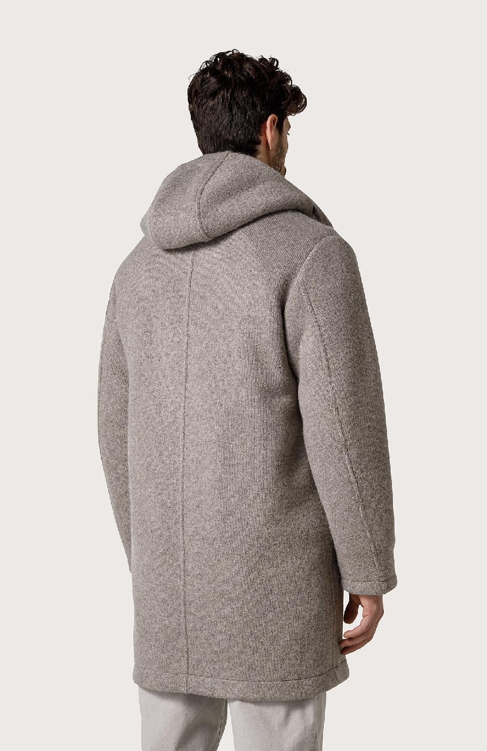 Seventy Parka in tessuto mélange - Col. Marrone Qualità Garantita