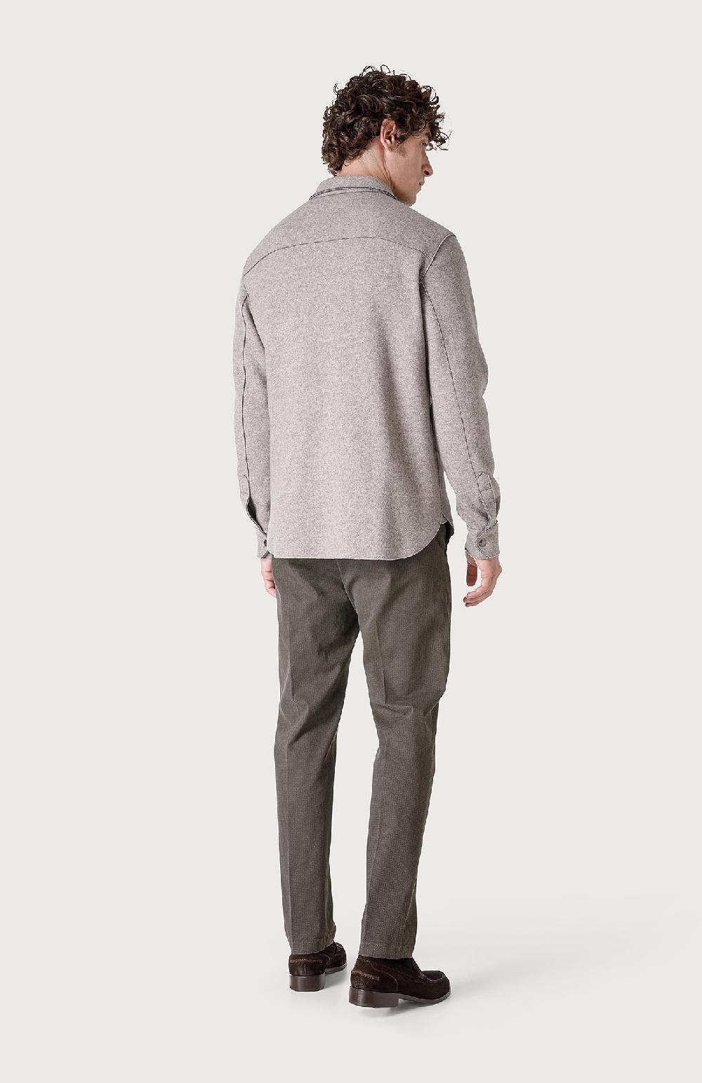 Seventy Overshirt con bottoni automatici - Col. Neutro Consegna Veloce