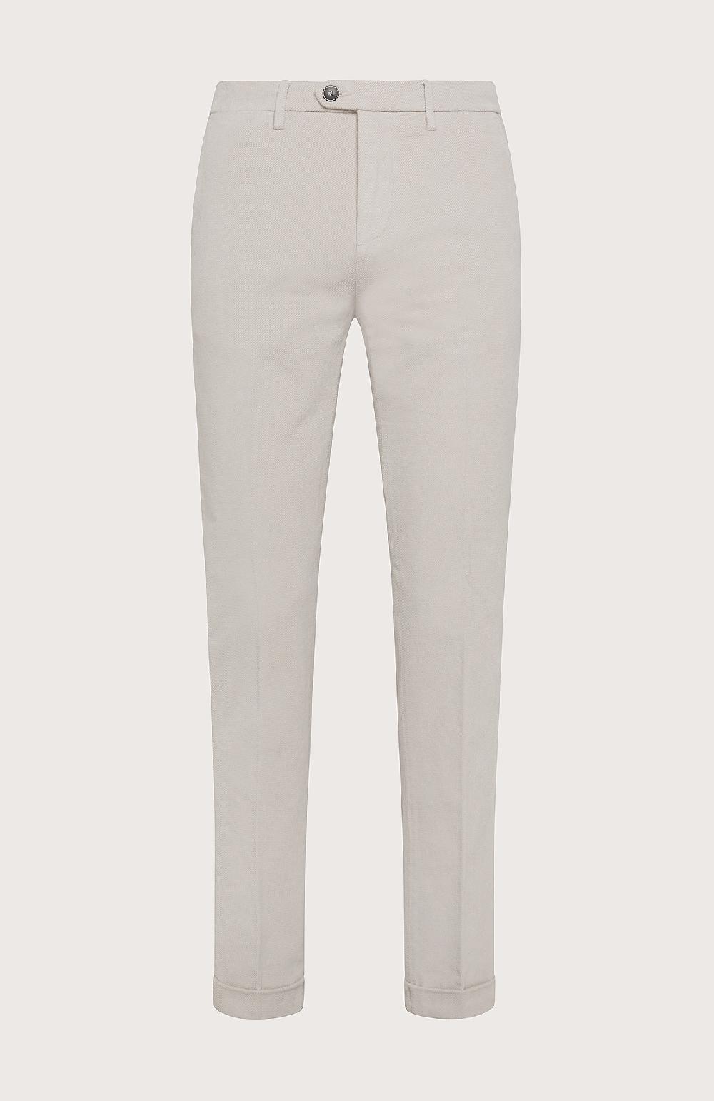 Seventy Pantalone chino design diagonale - Col. Bianco Fino Al -60%