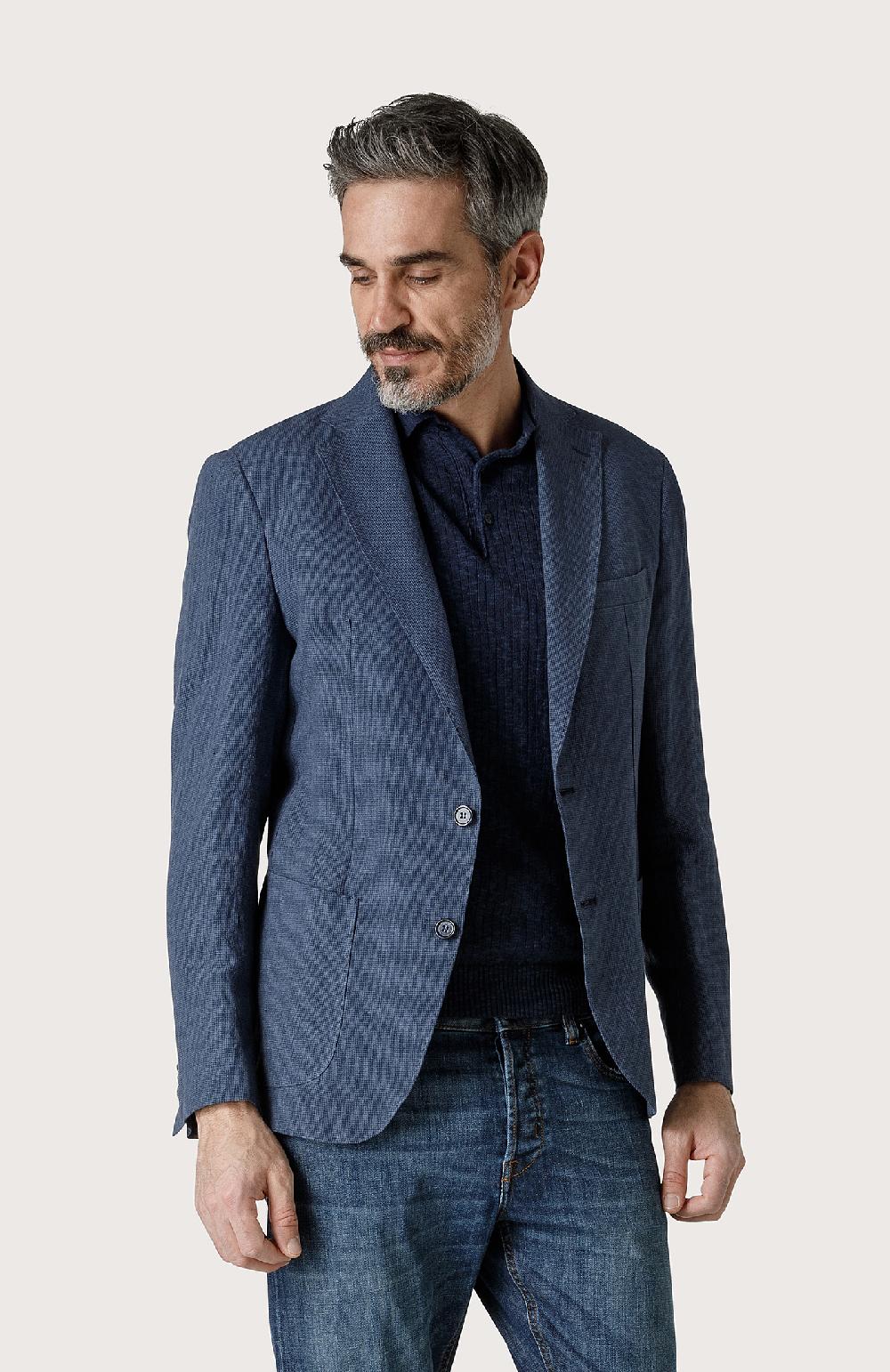 Seventy Giacca classica con tasche applicate - Col. Blu Affare Del Giorno