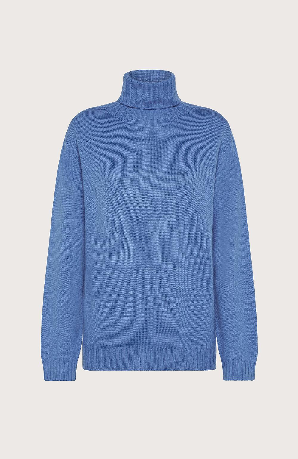 Seventy Maglia dolcevita seamless - Col. Blu Prezzo Ridotto