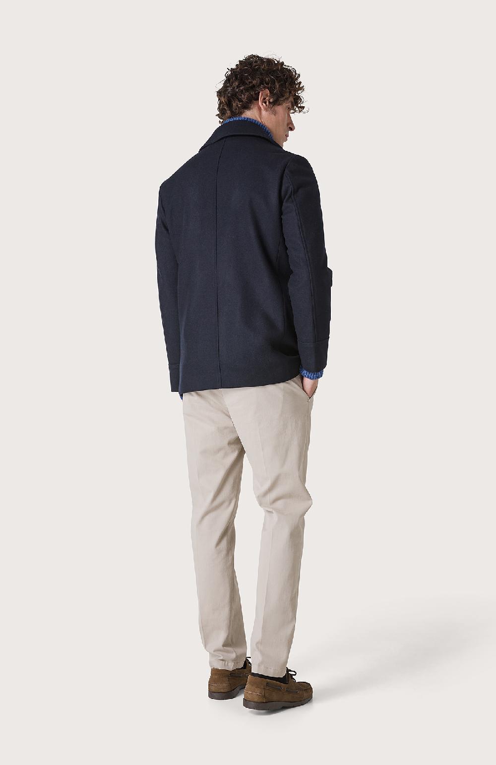 Seventy Cappotto doppiopetto con pistagna - Col. Blu Online