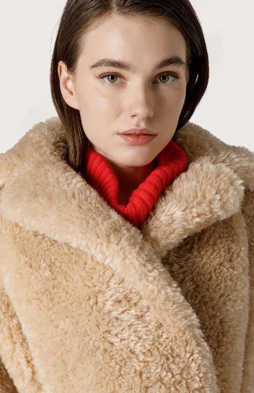 Seventy Cappotto in eco pelliccia - Col. Neutro Italia