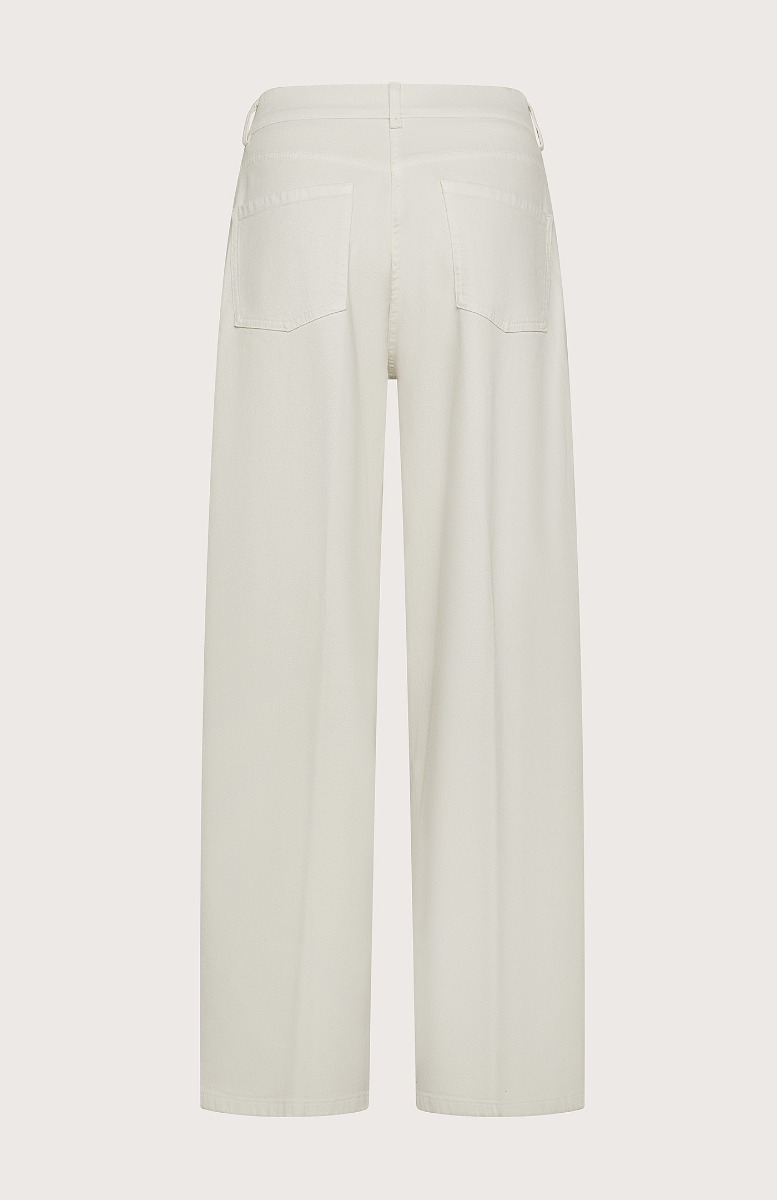 Seventy Jeans lunghi a vita alta in bull tinto capo - Col. Cream Economico
