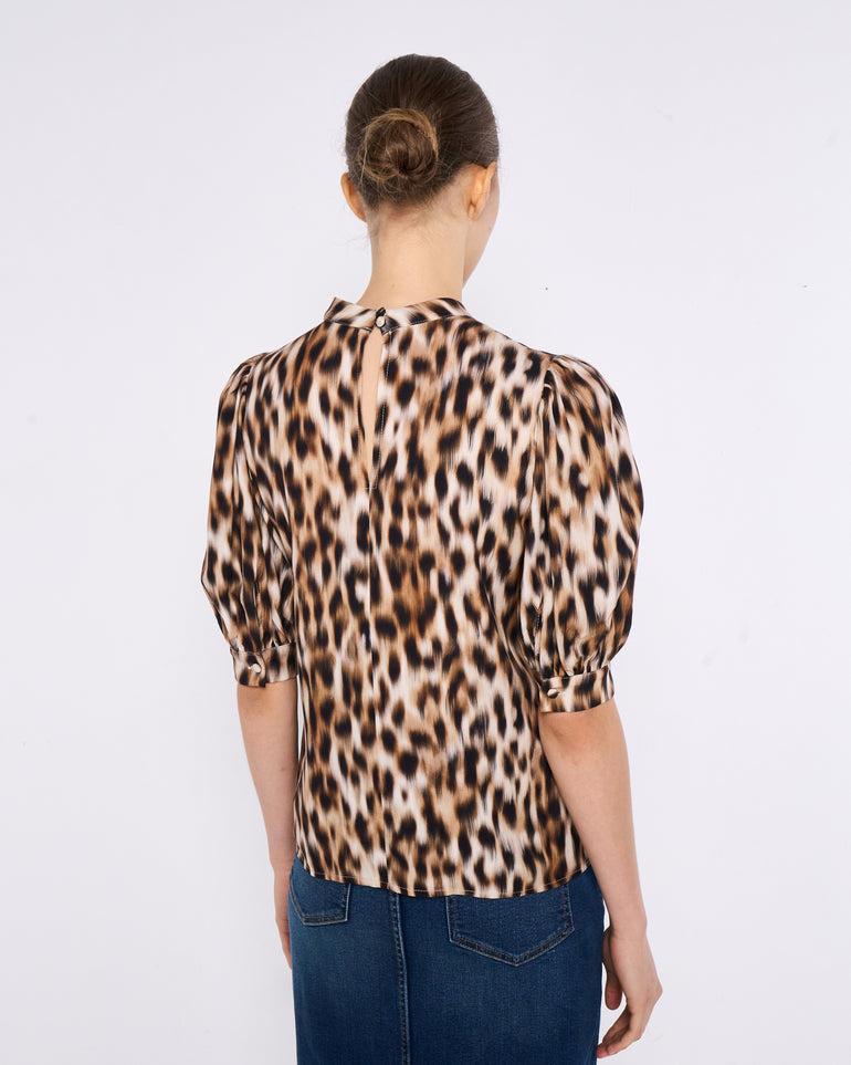 ﻿Silvian Heach Blusa leopardata Fino Al -60%