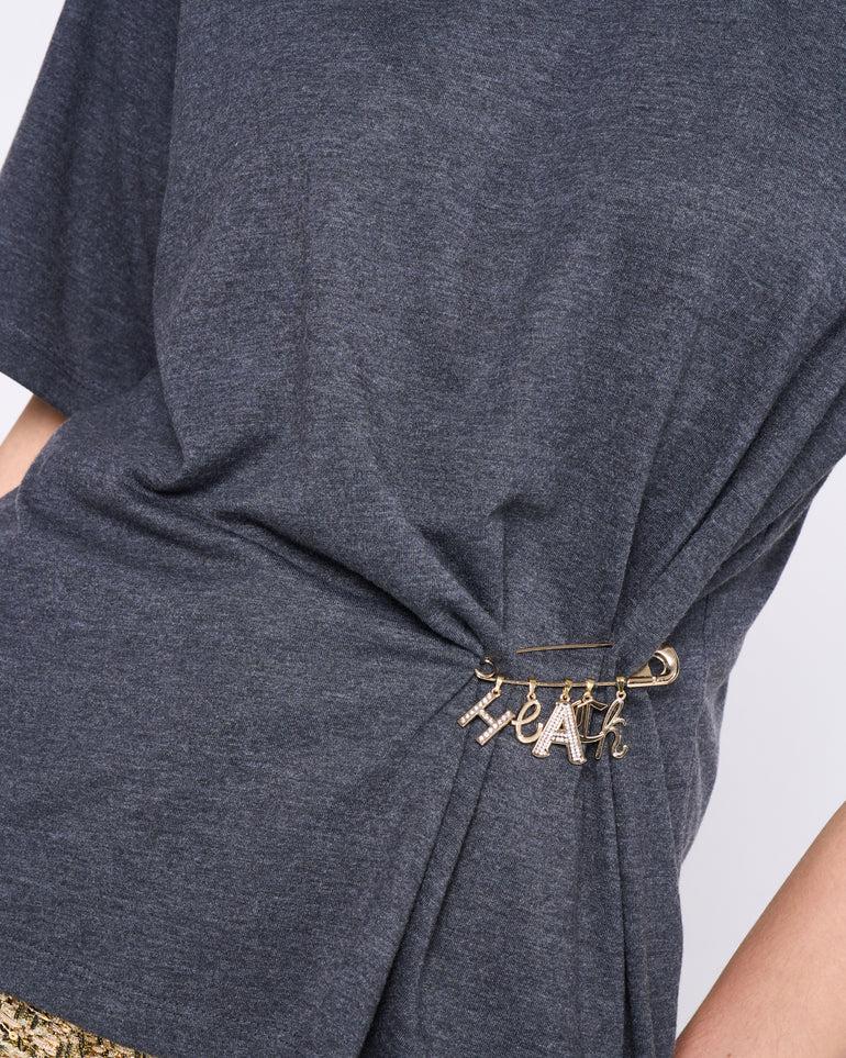 Silvian Heach T-shirt con spilla Affare Del Giorno