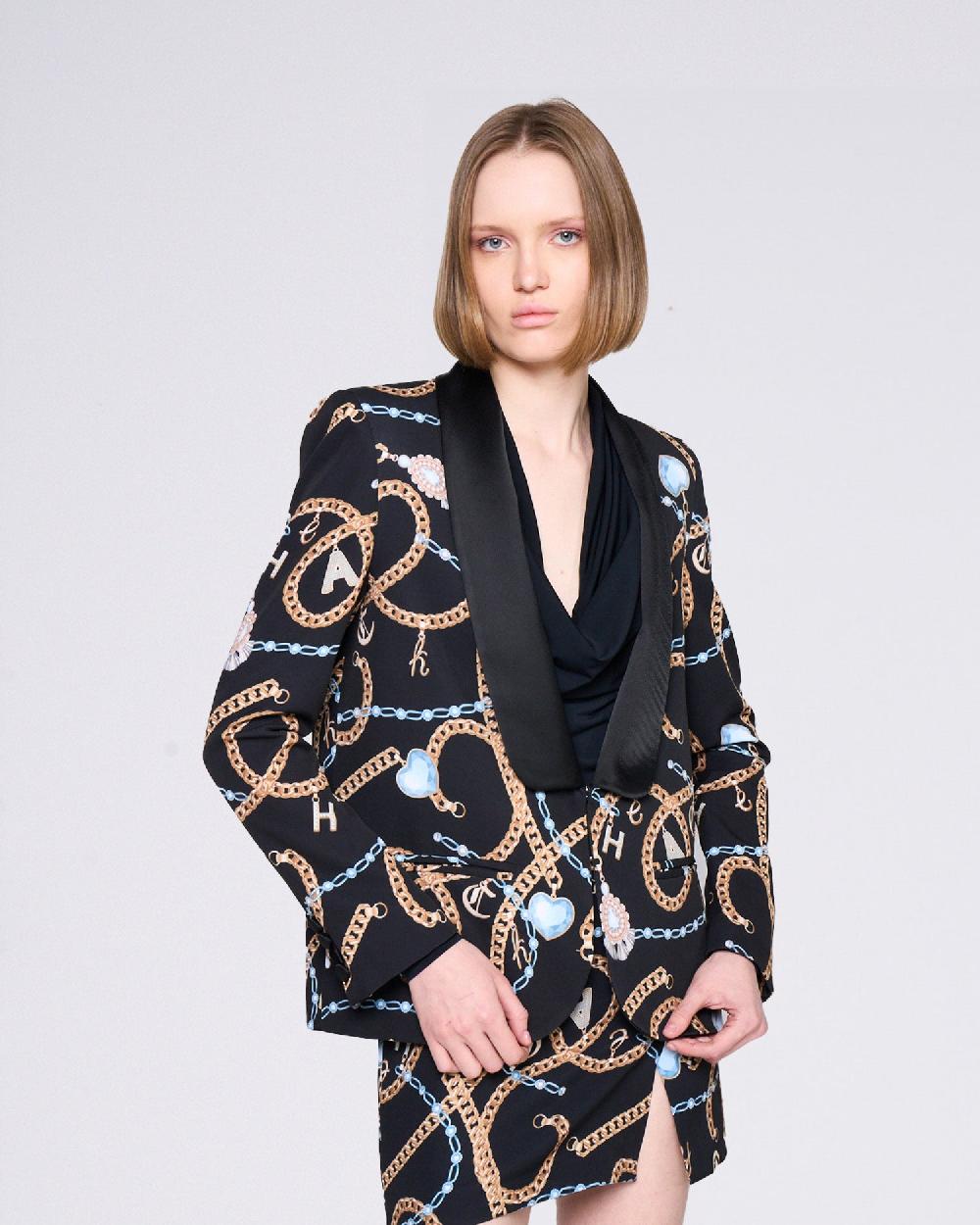 Silvian Heach Blazer monopetto a fantasia Economico