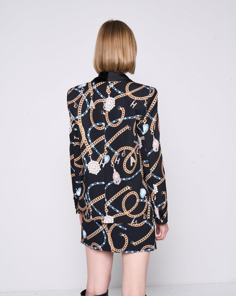 Silvian Heach Blazer monopetto a fantasia Economico