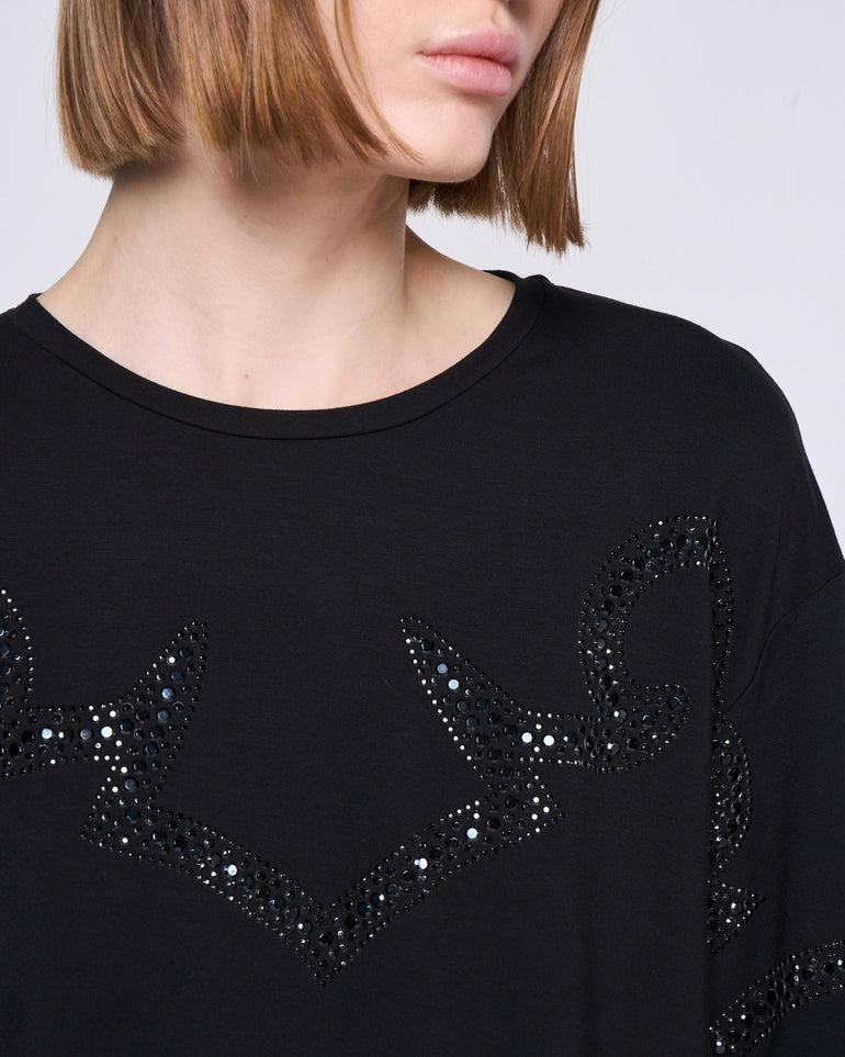 Silvian Heach T-shirt con strass Vendita Economica