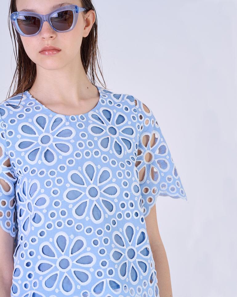 Silvian Heach Blusa traforata a fiori Italia