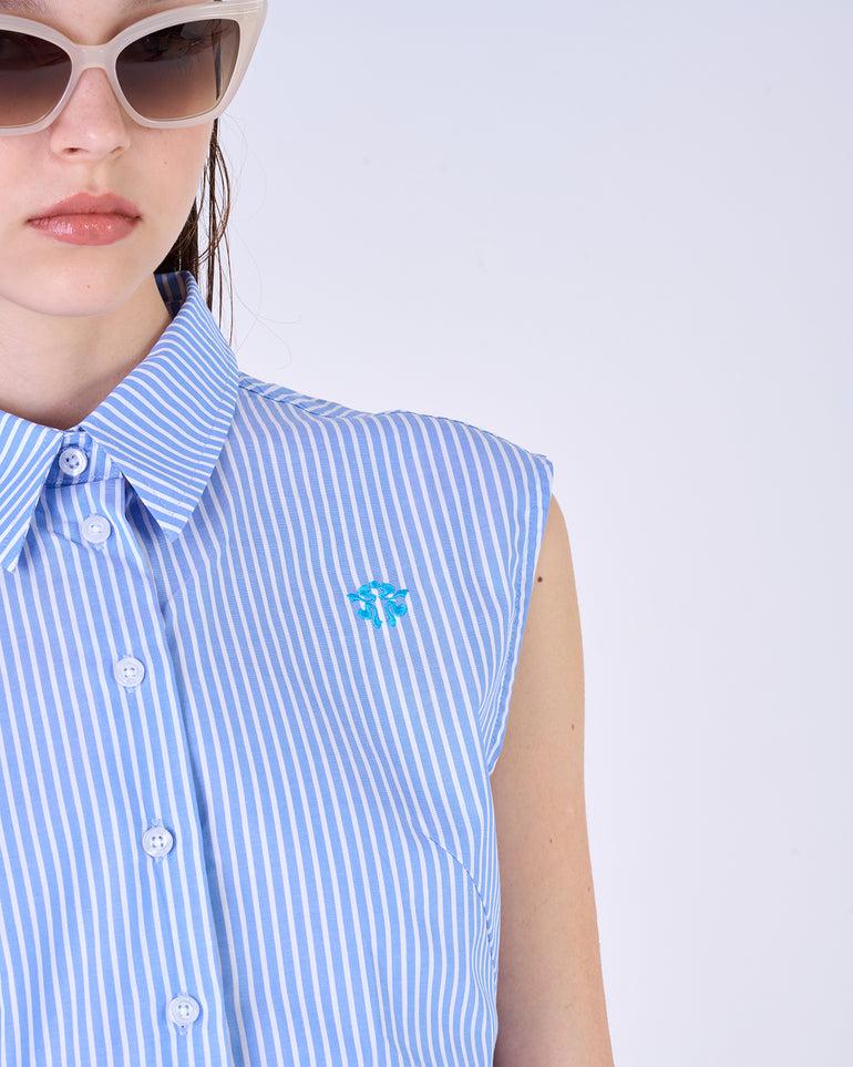 Silvian Heach Camicia smanicata a righe Negozi Online