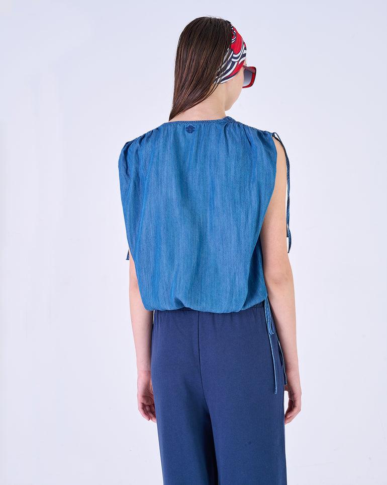 Silvian Heach Top con arricciatura sulle spalle Prezzo Ridotto