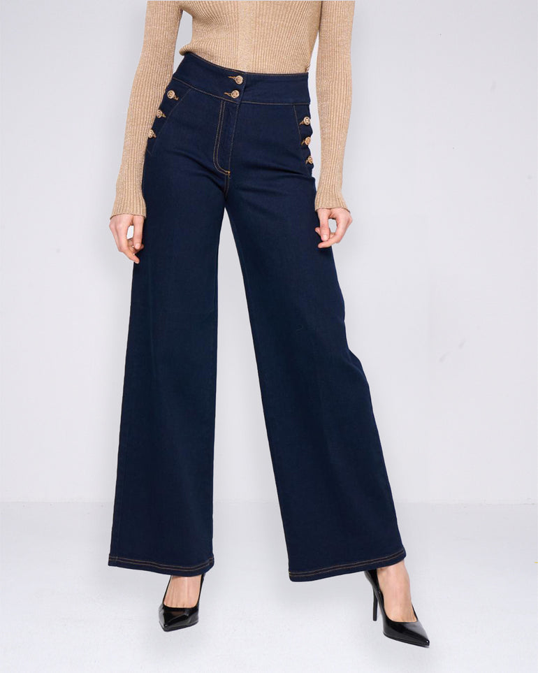 Silvian Heach Jeans con bottoni decorativi Pezzi Unici