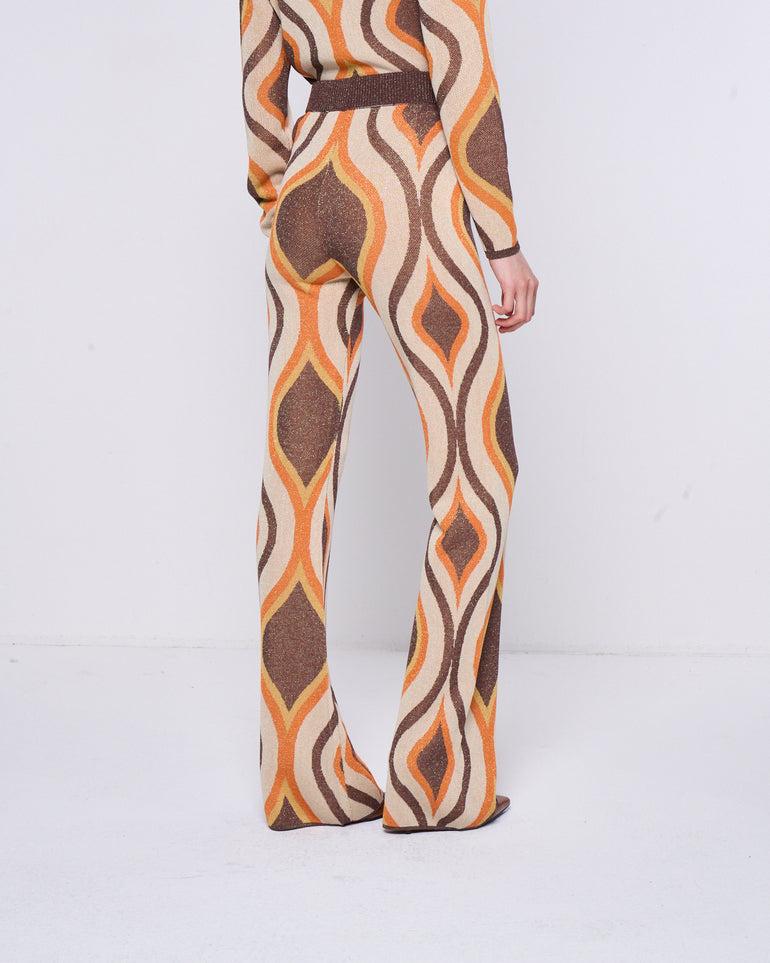 Silvian Heach Pantaloni a fantasia in lurex Qualità Garantita