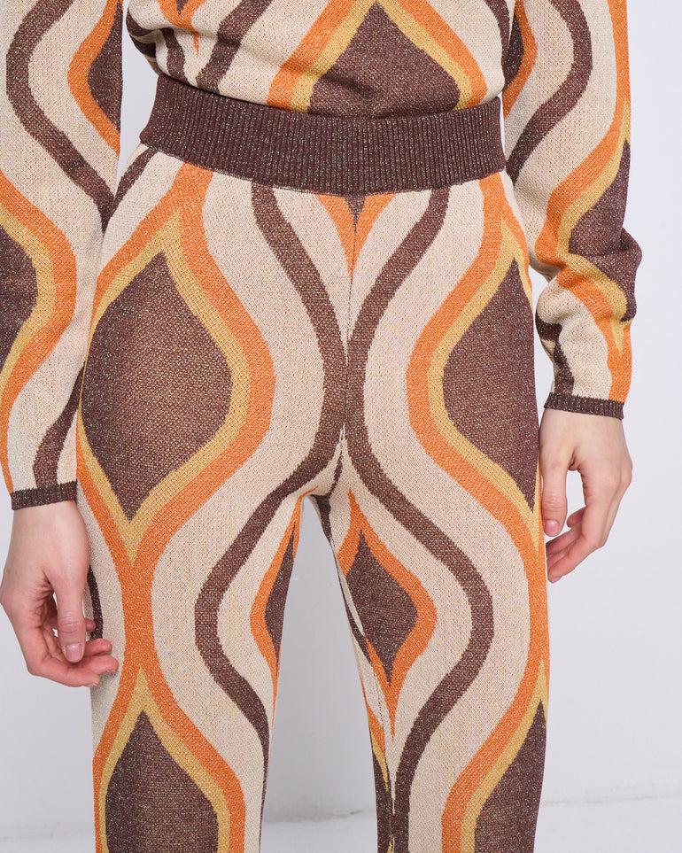 Silvian Heach Pantaloni a fantasia in lurex Qualità Garantita