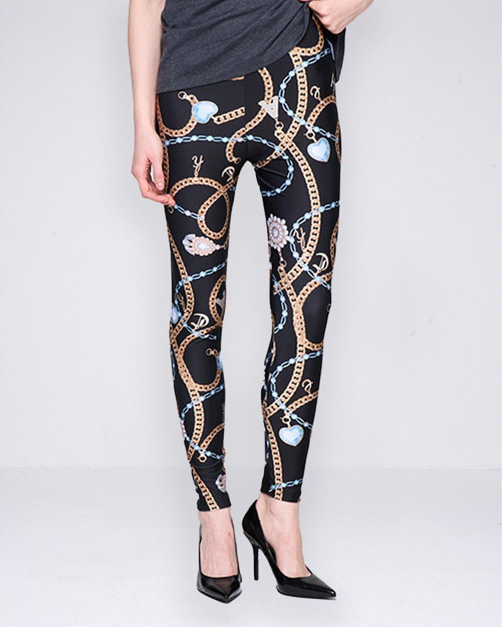 Silvian Heach Leggings a fantasia gioiello Acquista Ora