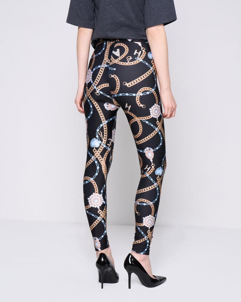 Silvian Heach Leggings a fantasia gioiello Acquista Ora