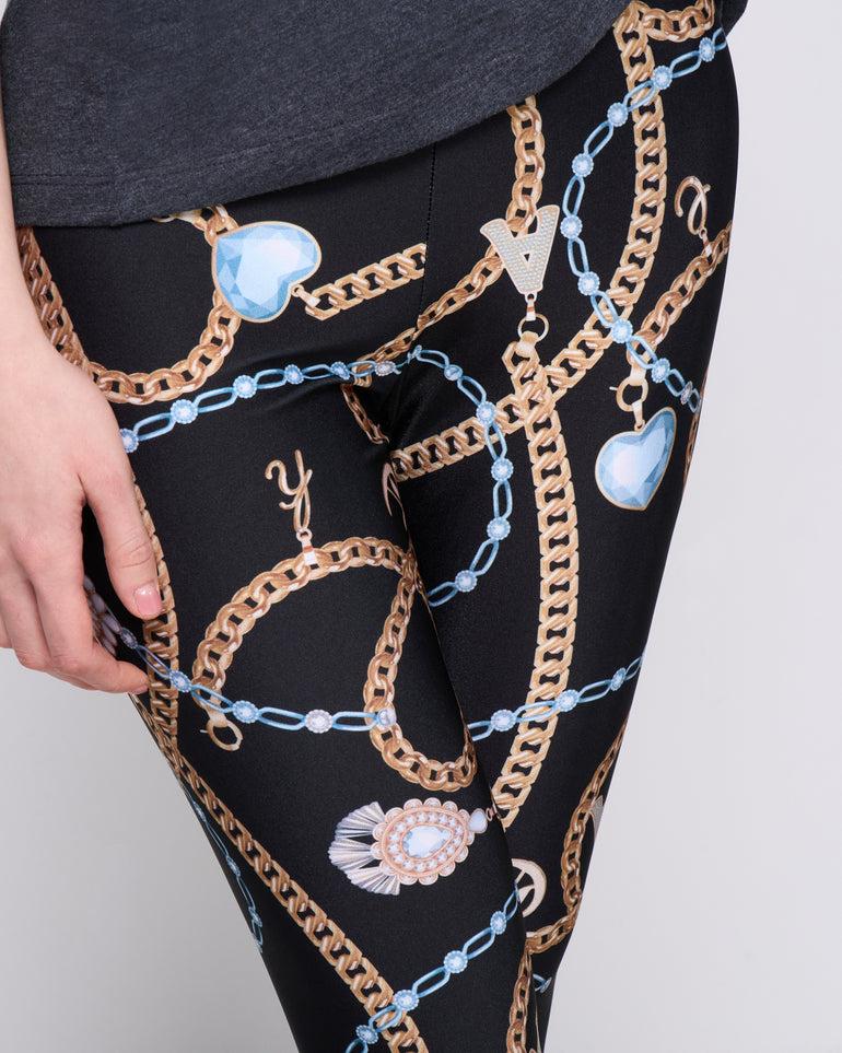 Silvian Heach Leggings a fantasia gioiello Acquista Ora