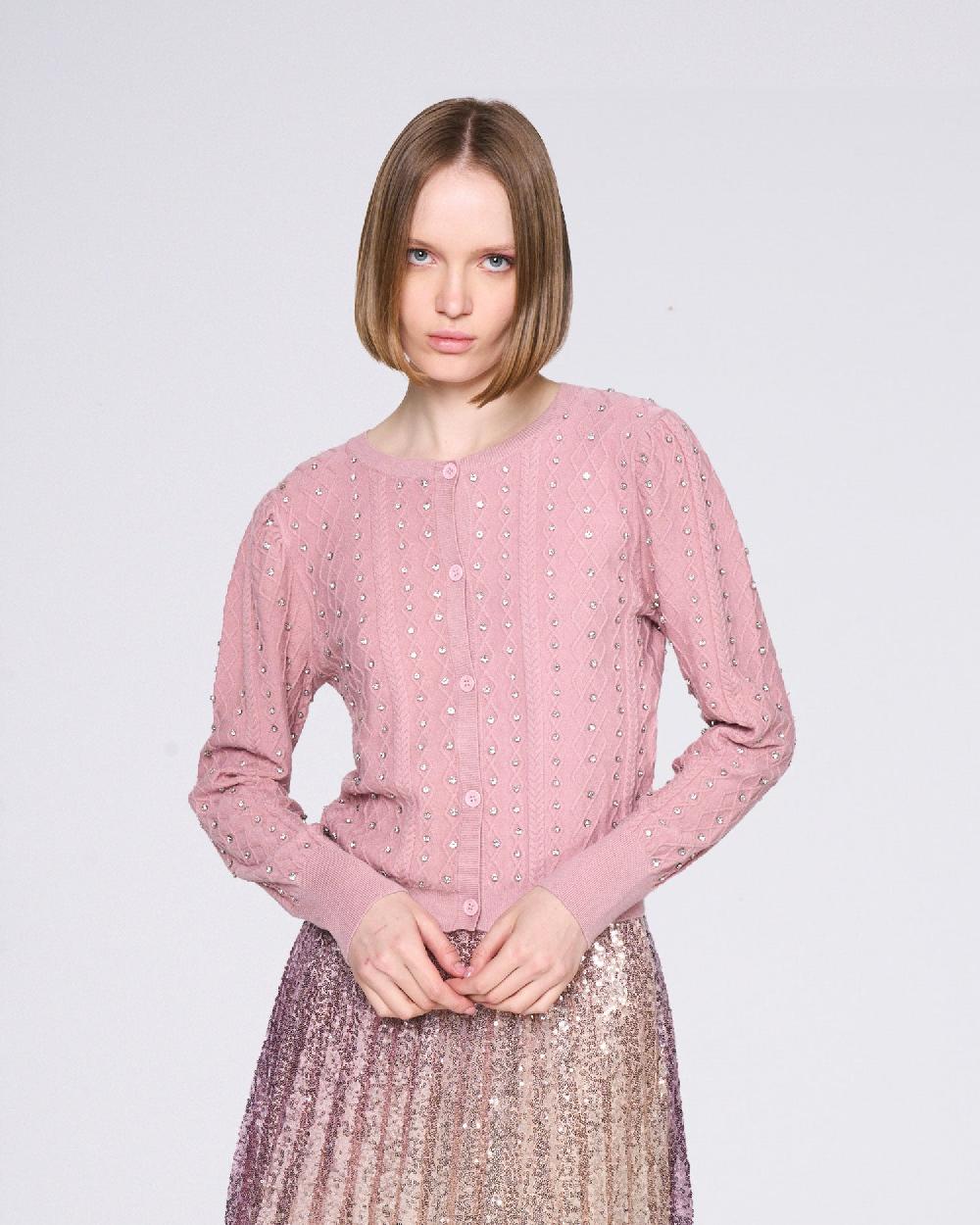 Silvian Heach Cardigan con strass Shopping Online