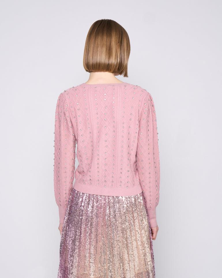 Silvian Heach Cardigan con strass Shopping Online