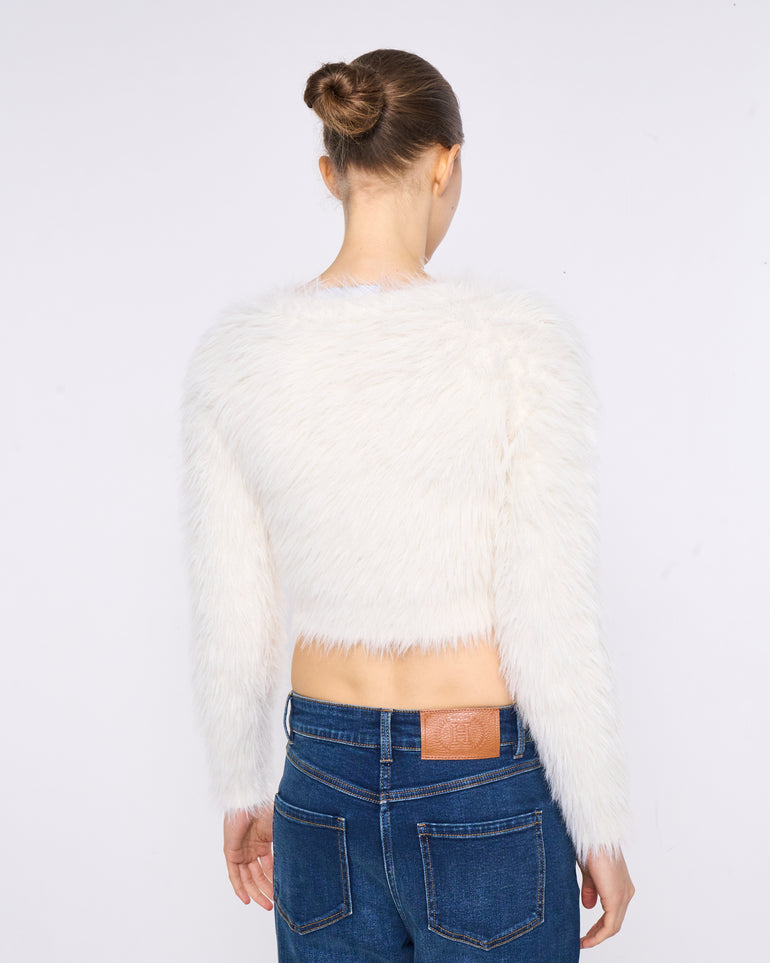 Silvian Heach Maglia crop Sconto
