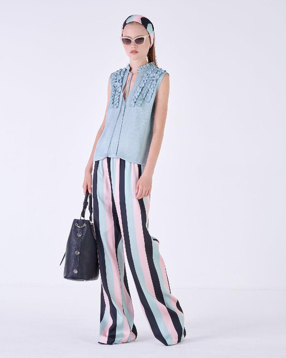 Silvian Heach Top con rouches In Vendita