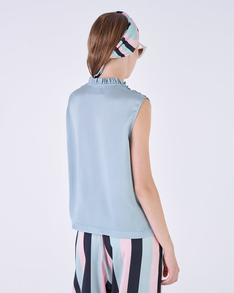 Silvian Heach Top con rouches In Vendita