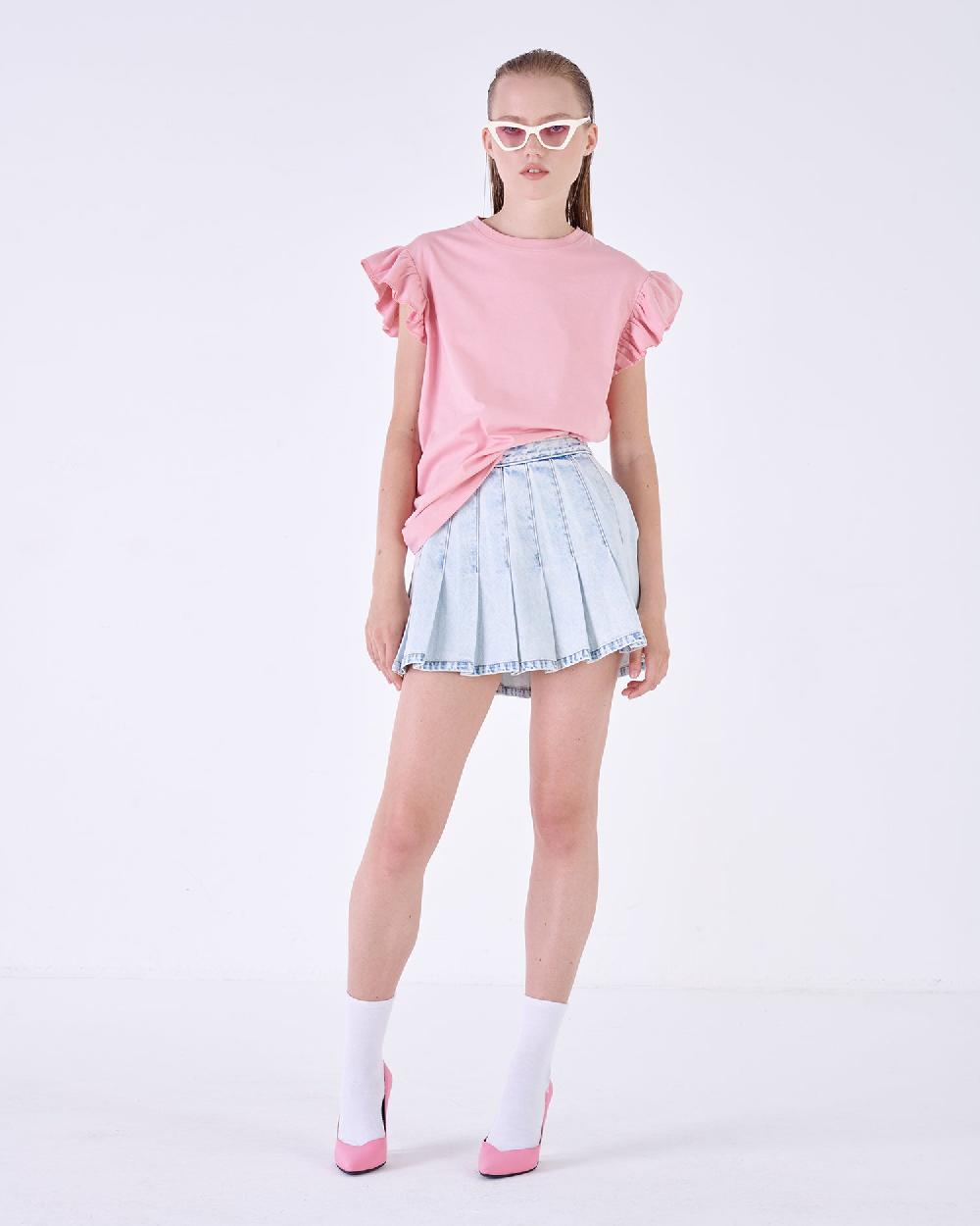 Silvian Heach T-shirt con maniche a volant Saldi