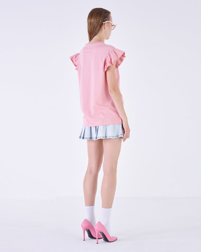 Silvian Heach T-shirt con maniche a volant Saldi