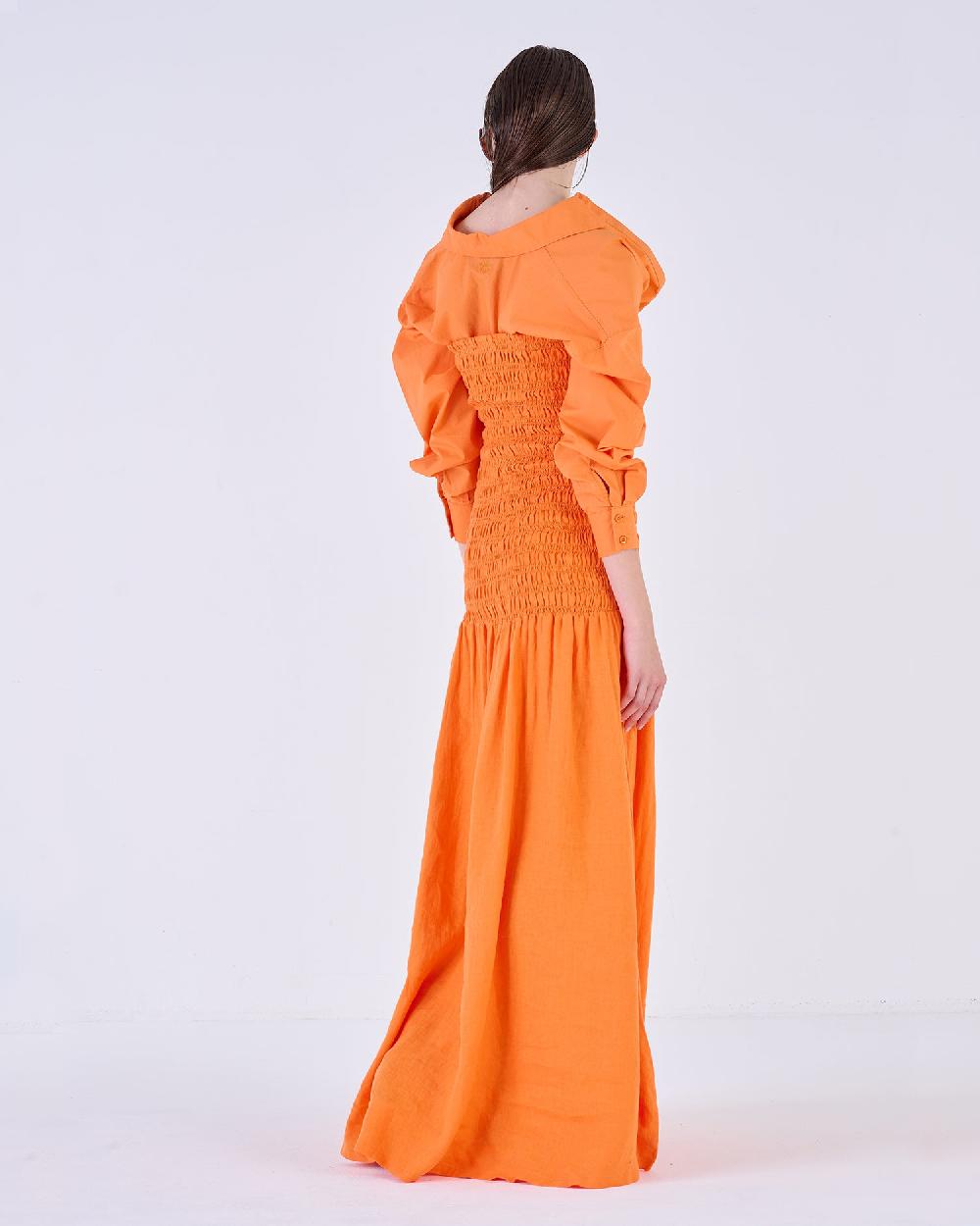 Silvian Heach Abito lungo arricciato Moda