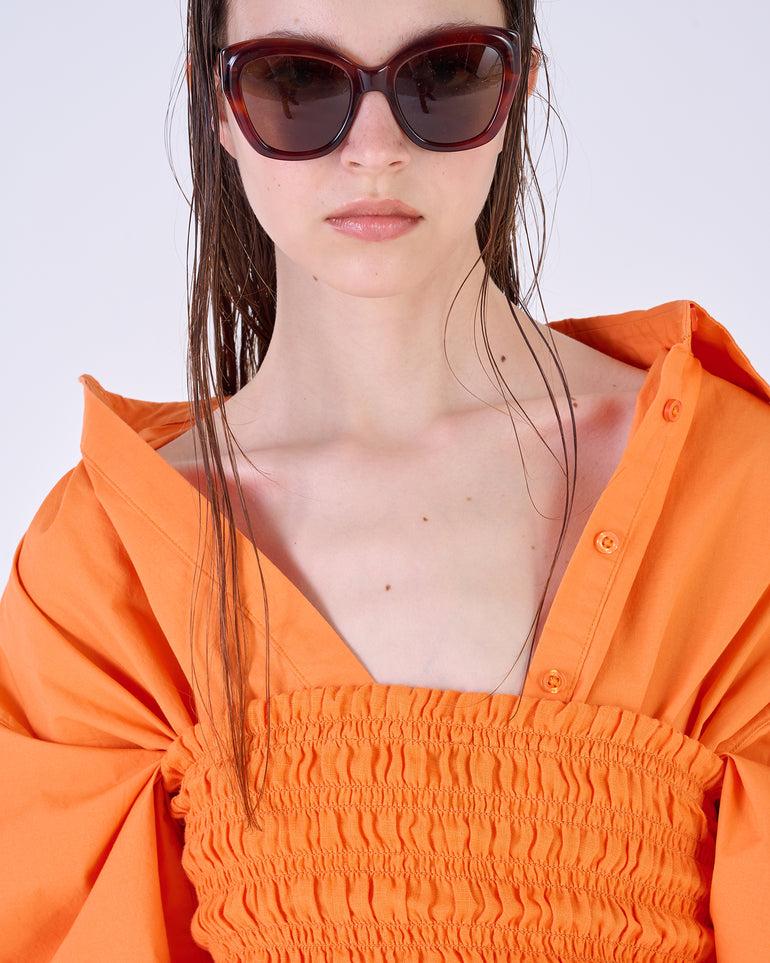 Silvian Heach Abito lungo arricciato Moda