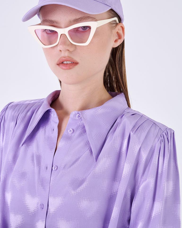 Silvian Heach Blusa con spalline arricciate Qualità
