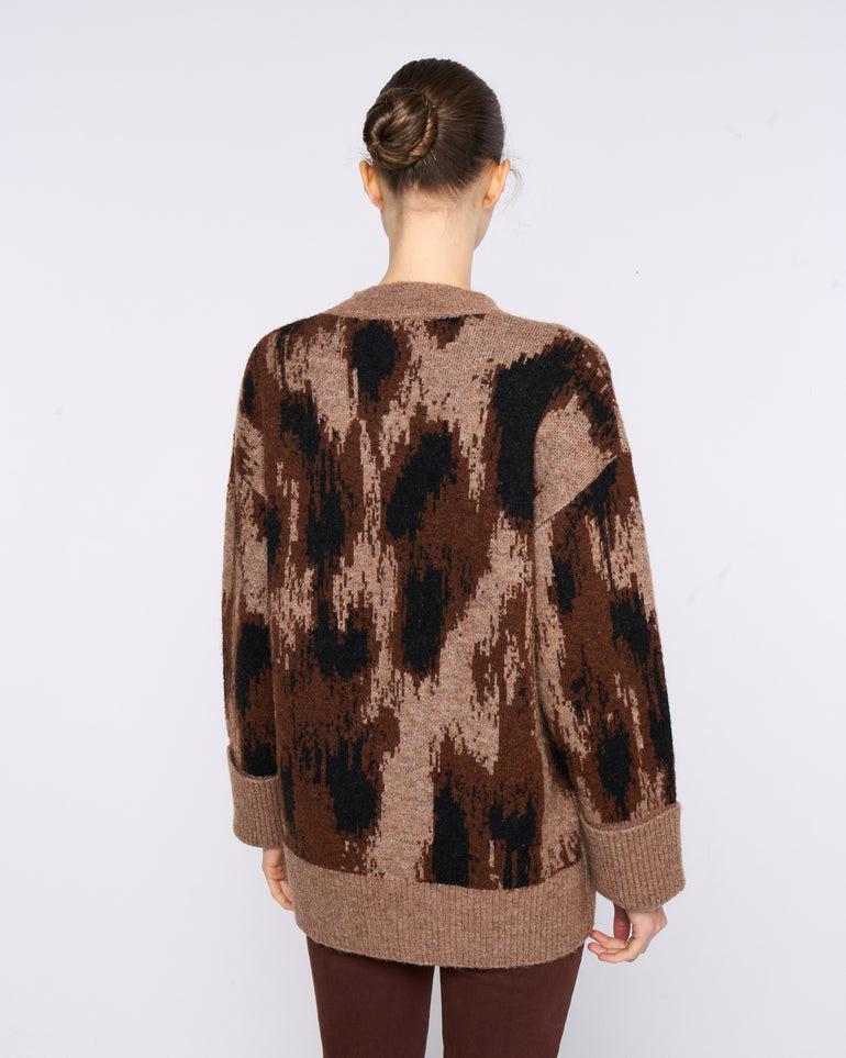 Silvian Heach Maglione oversize a fantasia Spedizione Gratuita