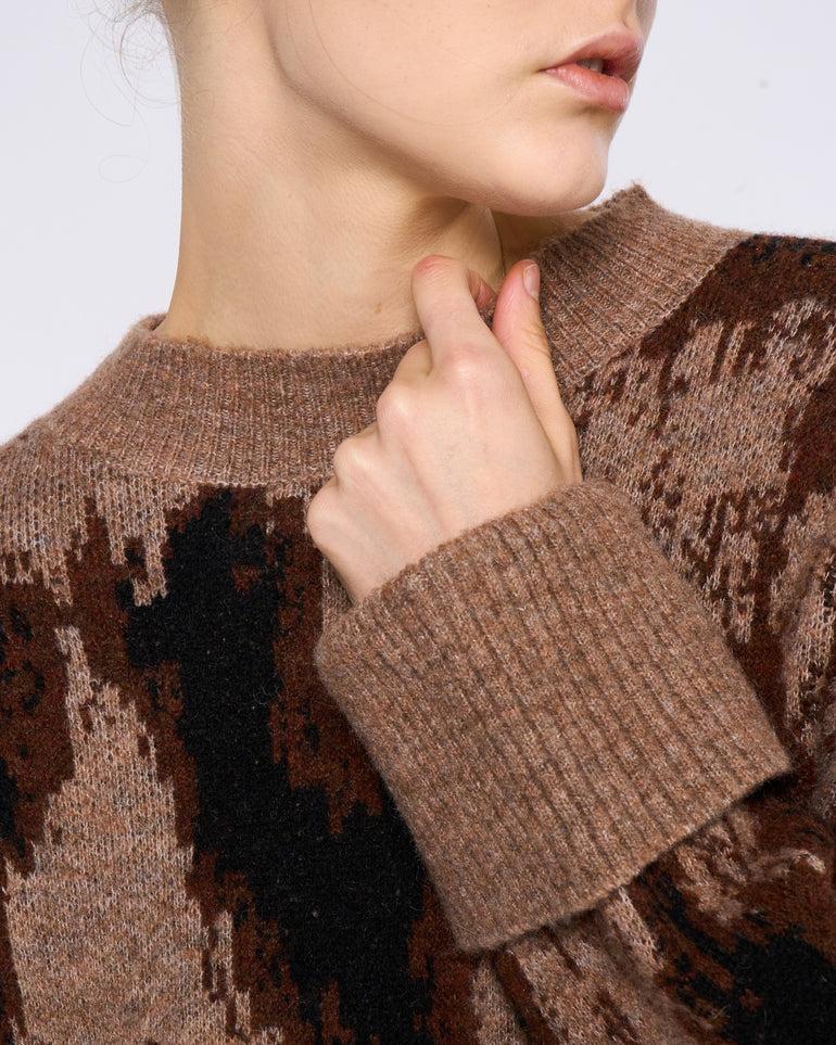 Silvian Heach Maglione oversize a fantasia Spedizione Gratuita