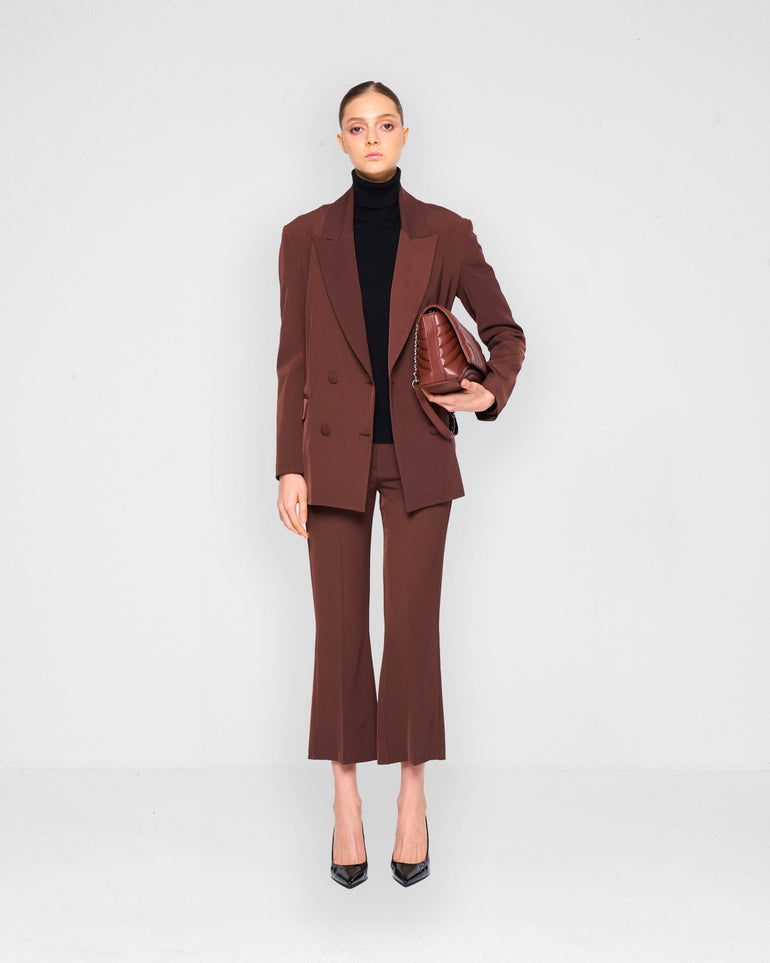 Silvian Heach Pantaloni boot cut a vita media Vendita Economica
